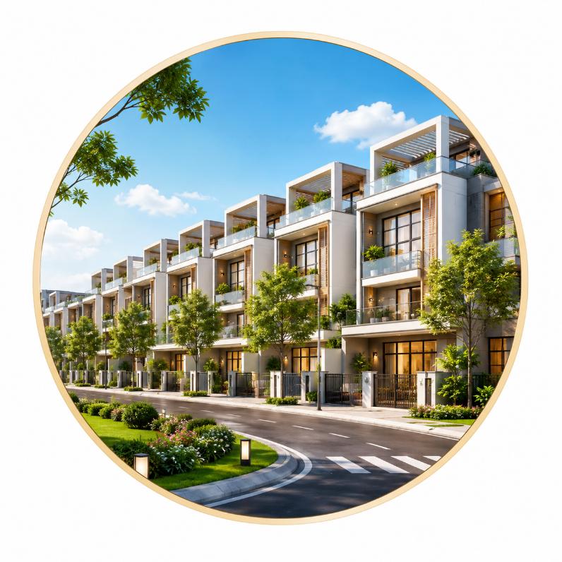 Nhà phố dự án